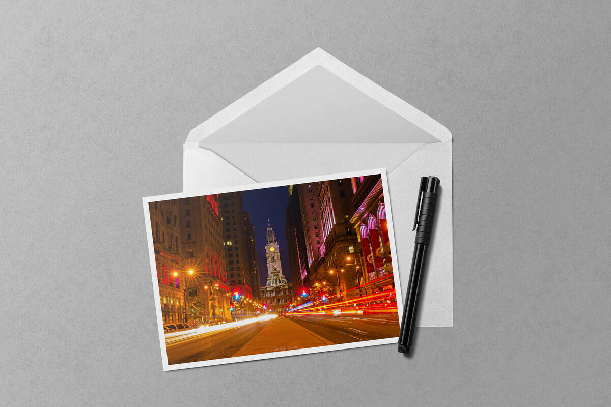 Broad Street Blast notecard mockup