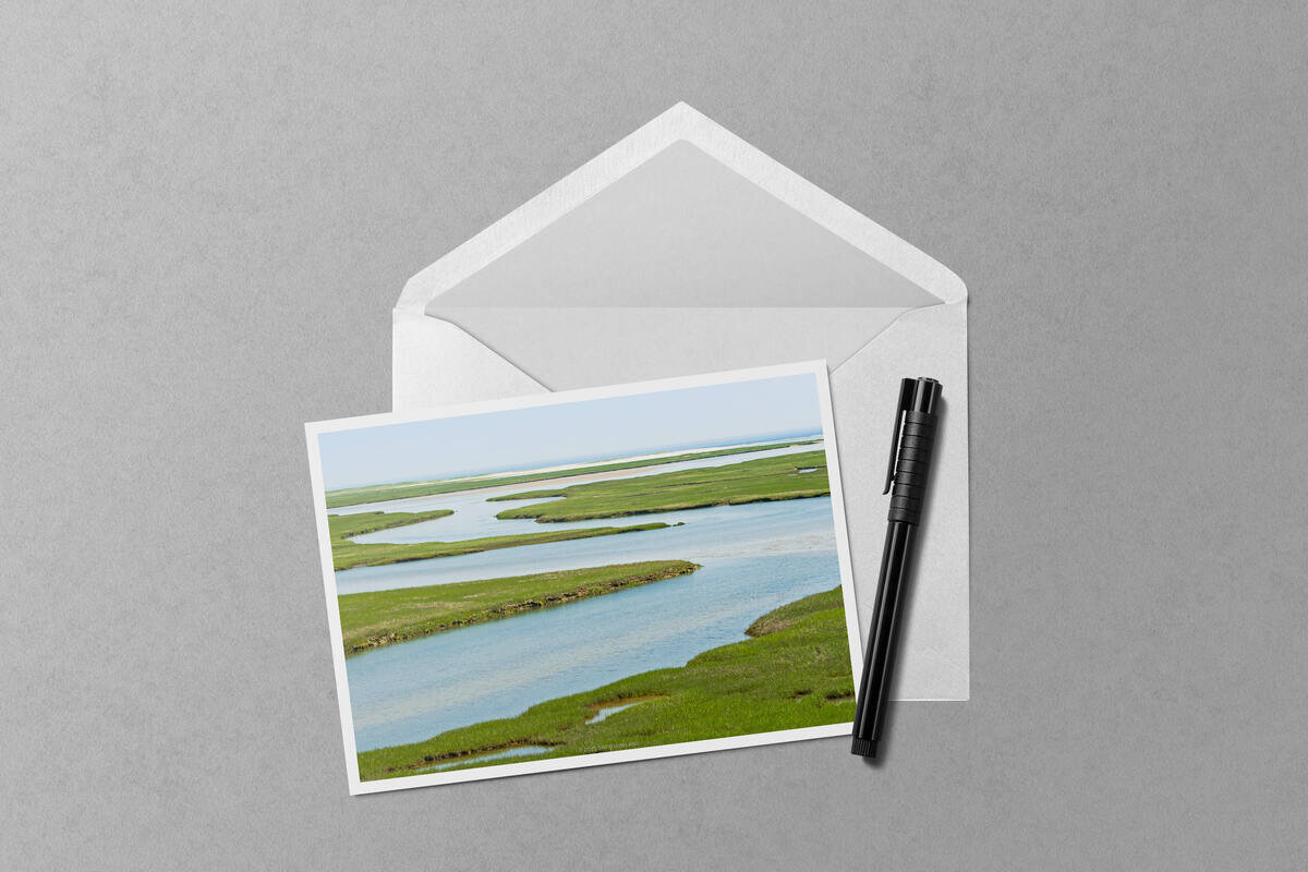 Fort Hill Waterways notecard mockup