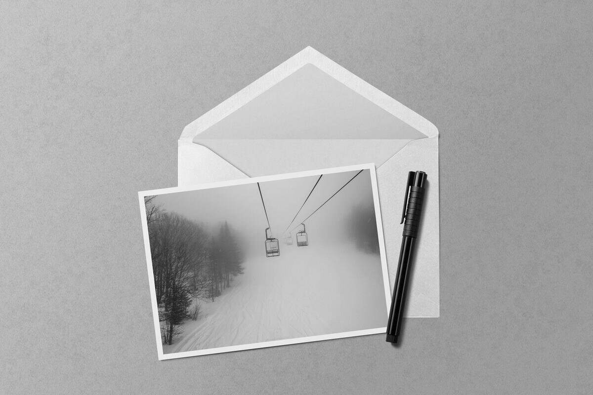 The Wilderness Chair notecard mockup